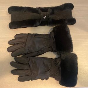 Ugg winter headband and gloves